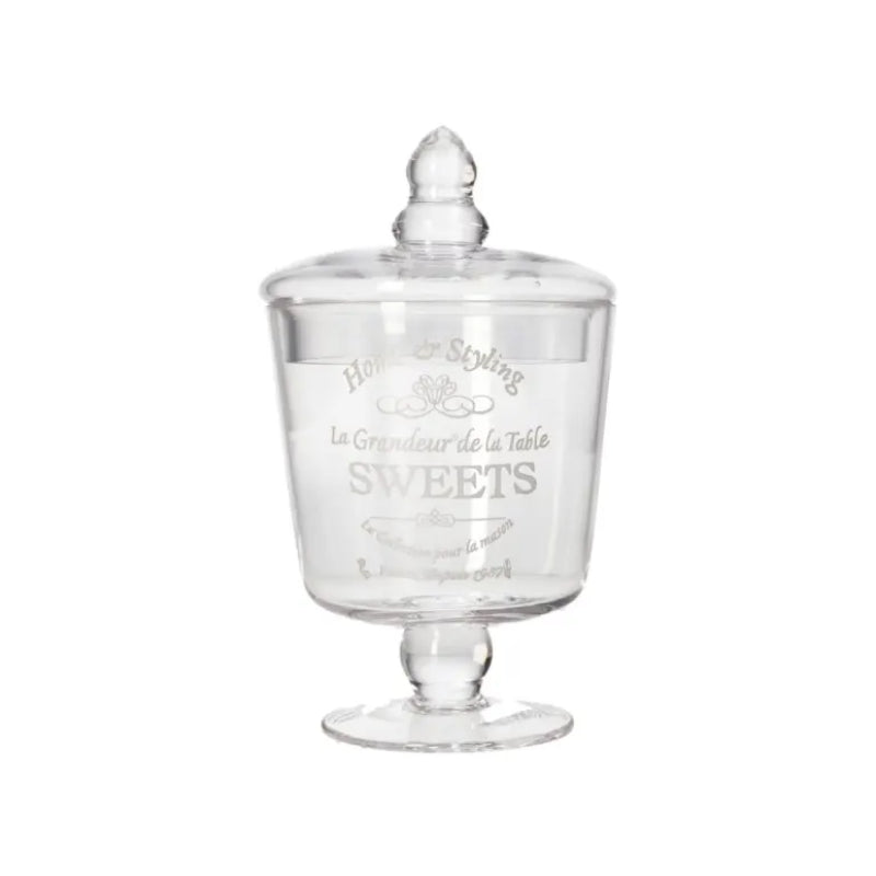 Glass Storage Sweets Jar 20cm