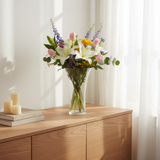 Glass Vase Wide Mouth 26cm