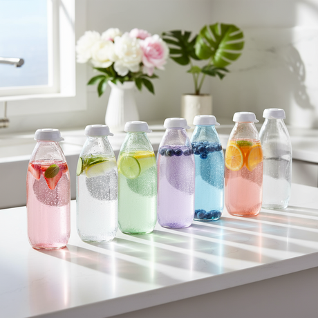 Glass Water Bottle 1L