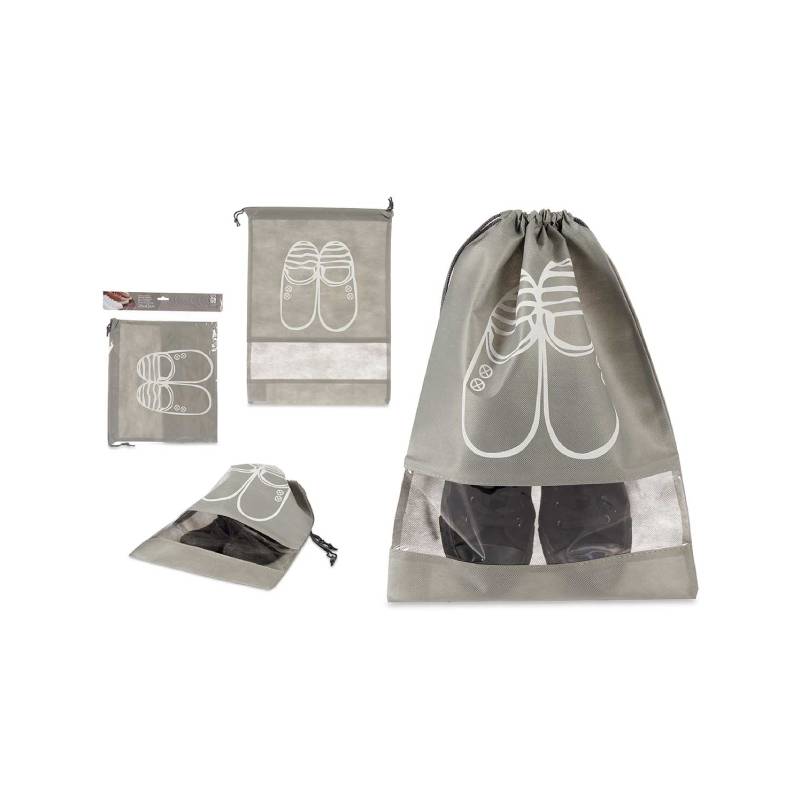 Grey Shoe Storage Bag