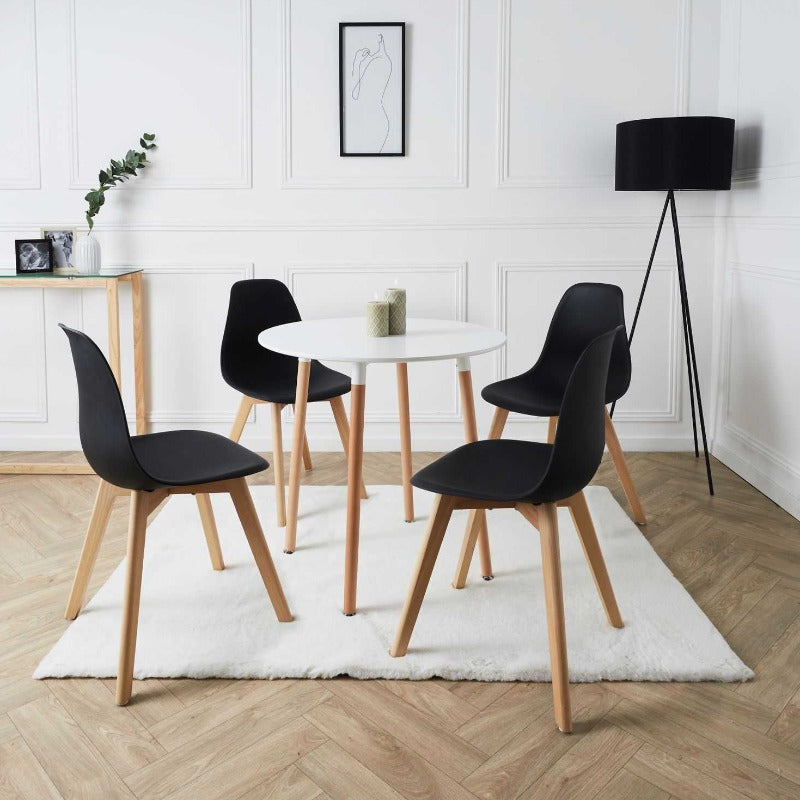 Round White Table