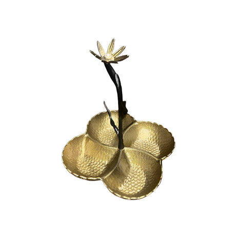 Hammer Dry Fruit & Candy Bowl Antique Gold