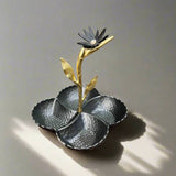 Hammer Dry Fruit & Candy Bowl Black & Gold