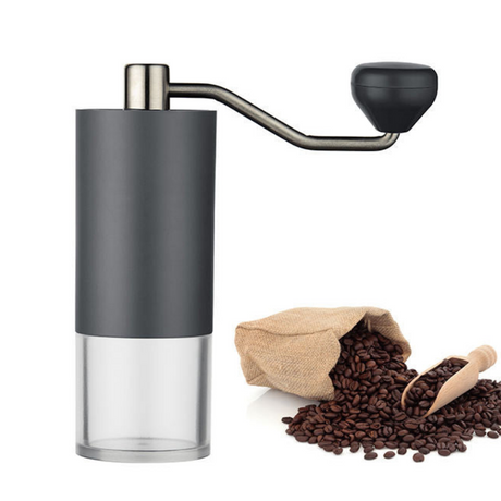 Stainless Steel Portable Manual Coffee Grinder Black