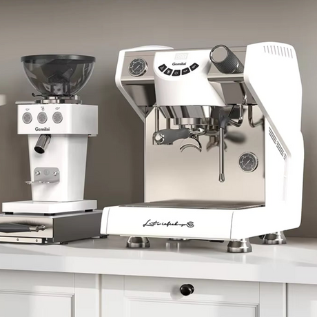 Gemilai Single Group Commercial Coffee Machine White