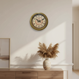 Heritage Wall Clock Golden