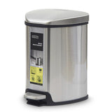 Homeatic Stainless Steel Soft Close Pedal Bin 5L Silver