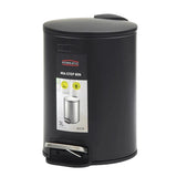 Homeatic Stainless Steel Step Bin 3L Black