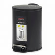 Homeatic Stainless Steel Step Bin 5L Black