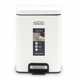 Homeatic Stainless Steel Pedal Bin 8L White