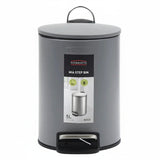 Homeatic Stainless Steel Step Bin 5L Grey