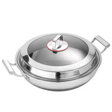Honey Comb Stainless Steel Wok Pan 34cm