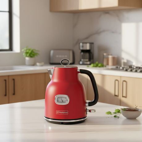 Westinghouse Retro Electric Kettle 1.7L Red
