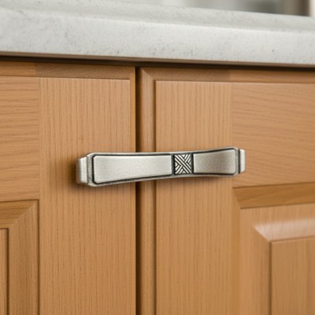 Furniture Handle 96mm Antique Silver