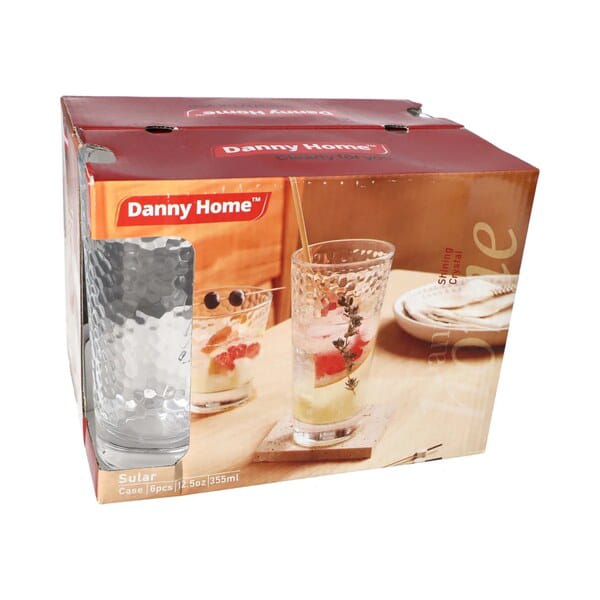 Drinking Serving Glass 355ml (Set of 6pcs)
