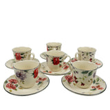 Priscilla With Banding 85Pcs Dinner Set