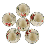 Priscilla With Banding 85Pcs Dinner Set