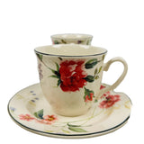 Priscilla With Banding 85Pcs Dinner Set