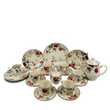 Priscilla With Banding 85Pcs Dinner Set