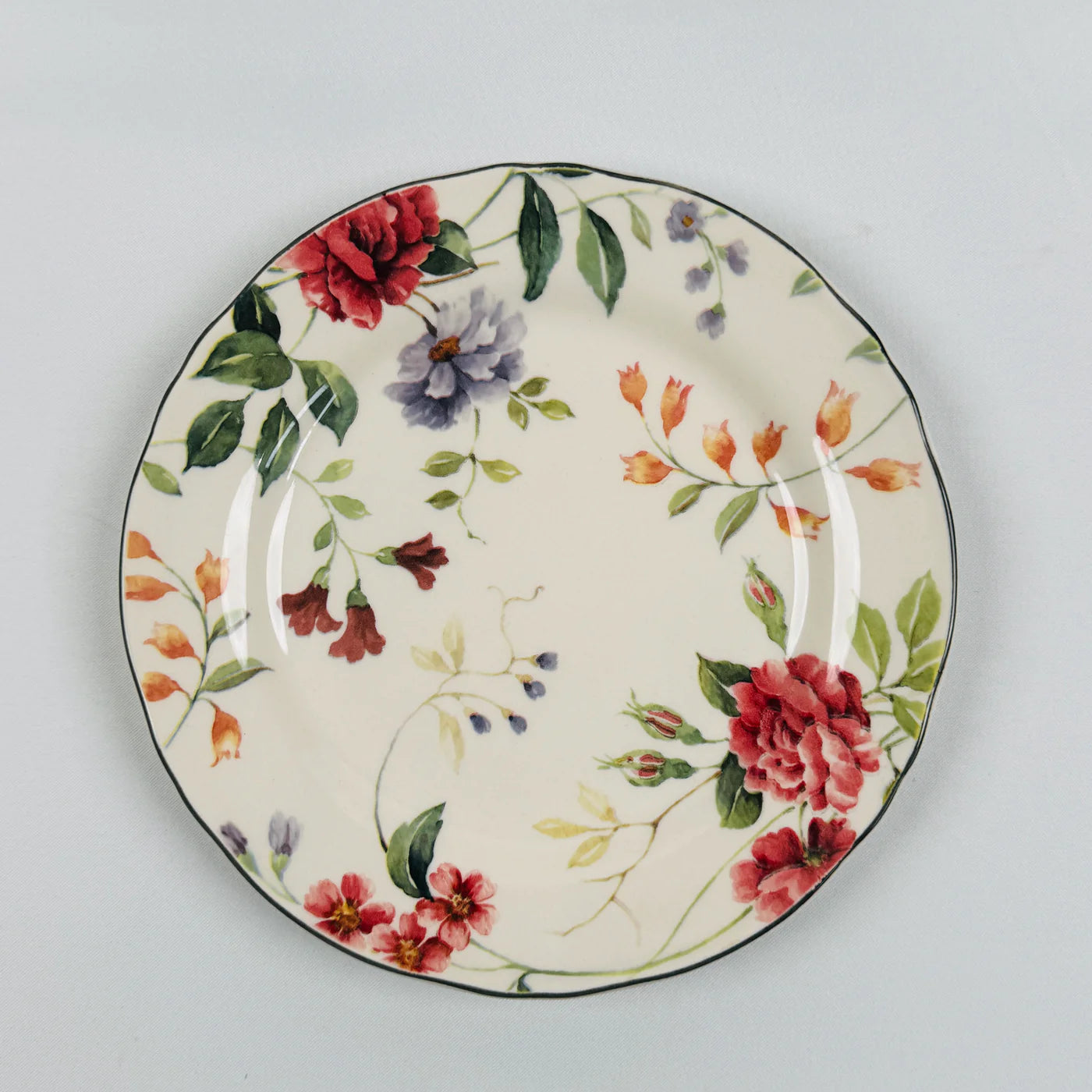 Priscilla With Banding 85Pcs Dinner Set