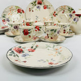 Priscilla With Banding 85Pcs Dinner Set