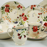 Priscilla With Banding 85Pcs Dinner Set