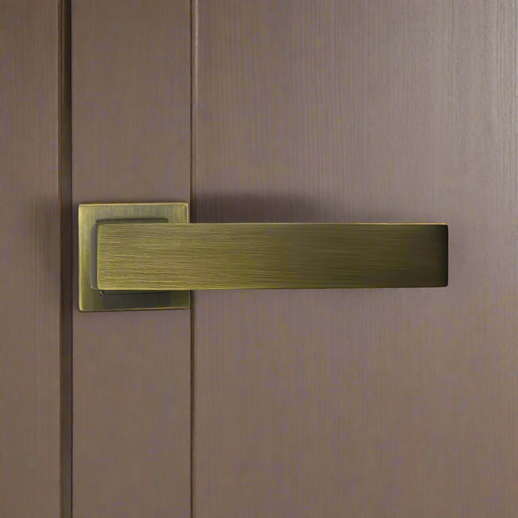Door Handle Geneve Opaque Satin Bronze