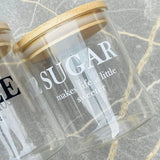 Glass Canister Set 3pcs 750ml