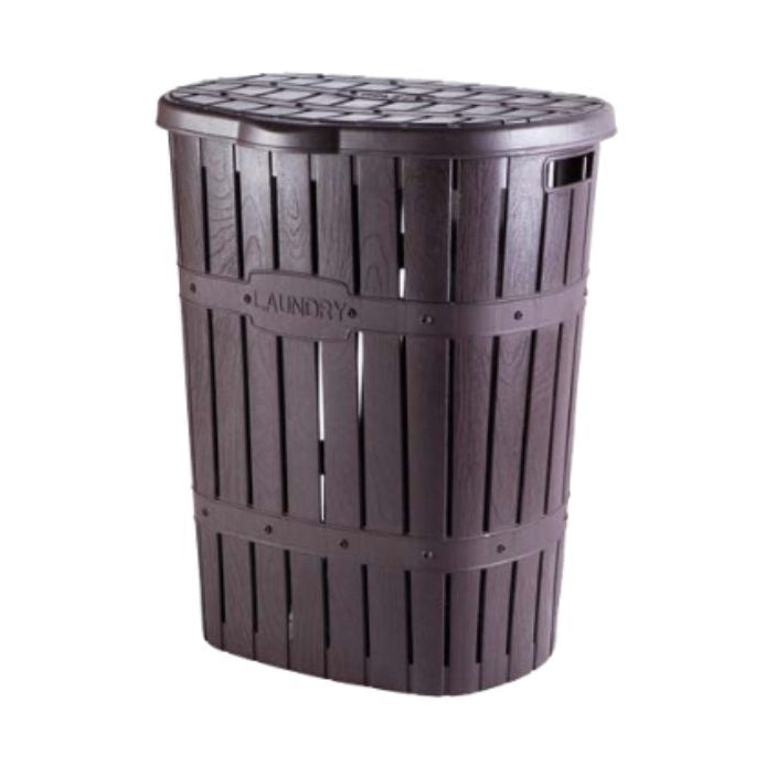 Bamboo Laundry Basket Brown