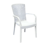 Sedan Indoor & Outdoor Armchair White