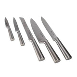 Natural Kitchen Knife Block Set 5 Pcs