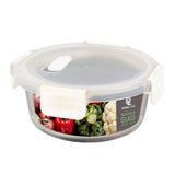 Double Lock Borosilicate Glass Food Container 450ml