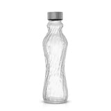 Spring Glass Water Bottle With Stainless Steel Cap 500ml