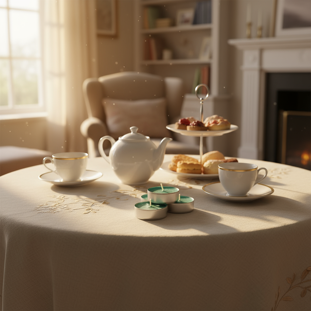 Jasmine Tea Light Candles Set of 18pcs