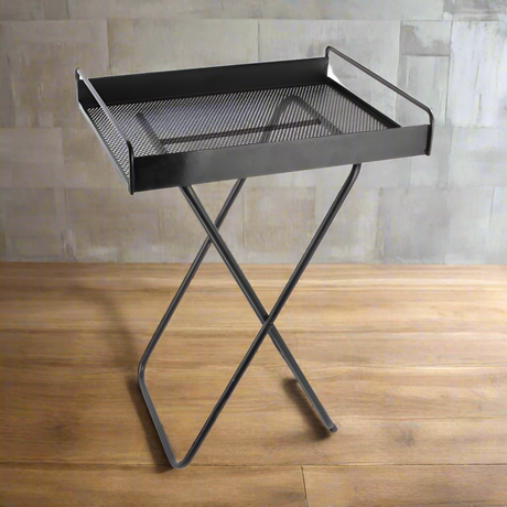 Metal Tray on Stand 44 x 33 x 45cm