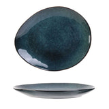 Blue Serving Plate 22 x 18CM