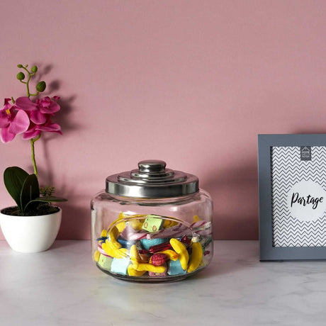 Cookie Jar With Metal Lid 3L