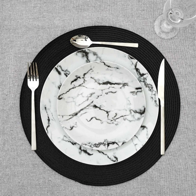 Marble Effect Plate 26CM