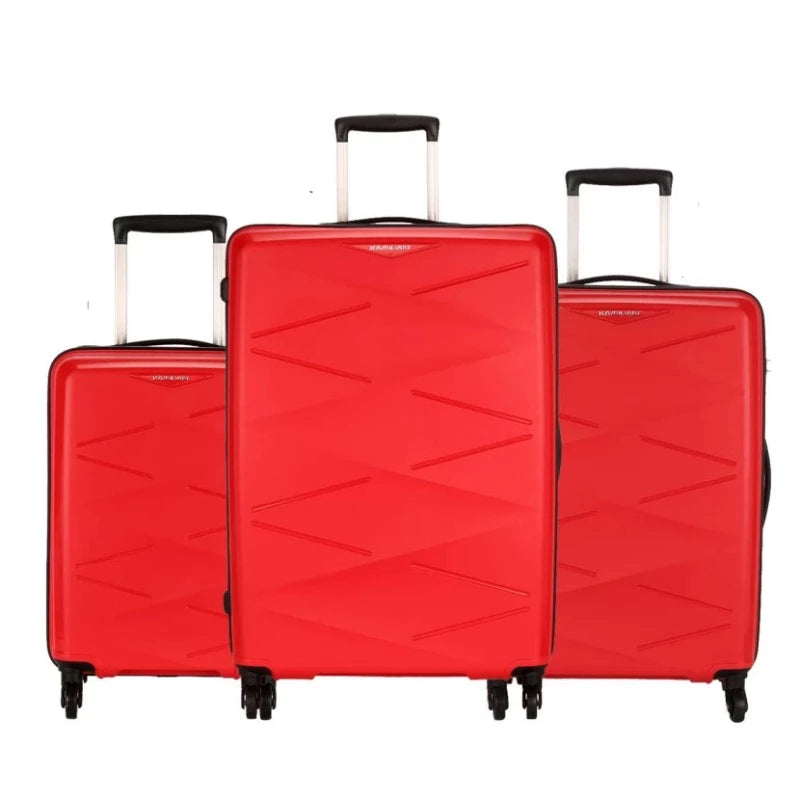 Kamiliant Triprism Luggage 3pcs Set Red
