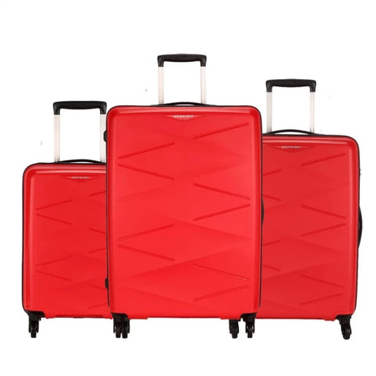 Kamiliant Triprism Luggage 3pcs Set Red