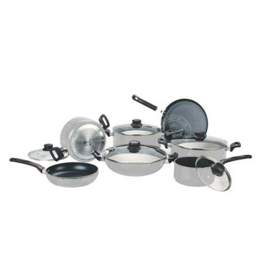 Carnivo Cookware Set 16Pcs Grey