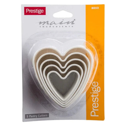 Prestige Heart Shaped Pastry 5pcs Set