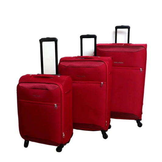 Kamiliant Zaka Luggage 3pcs Set Maroon