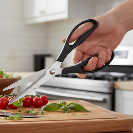Kitchen Scissors With Black Handle