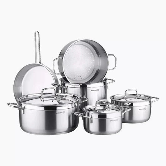 Korkmaz Stainless Steel Cookware 10 Piece Set Alfa Plus