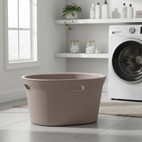 Laundry Basket Baobab Taupe