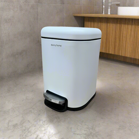 Pedal Bin 6L White