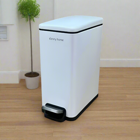Pedal Bin 10L White
