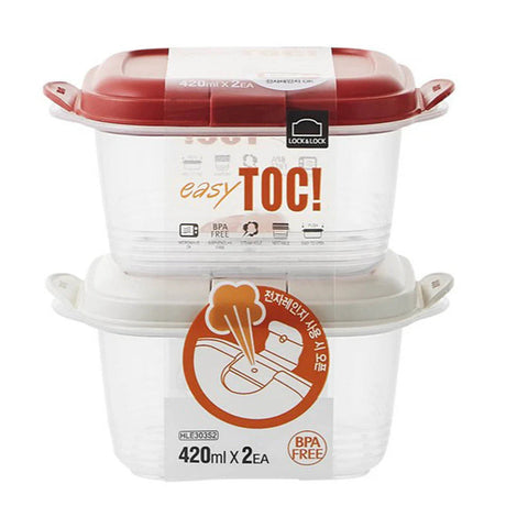 Easy Toc Container 860ml 2Pc Set