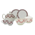 Lagny Pink Tea Set 24pcs